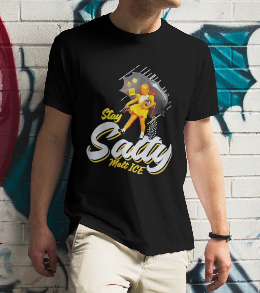 Stay Salty Melt Ice Umbrella Girl T-Shirt
