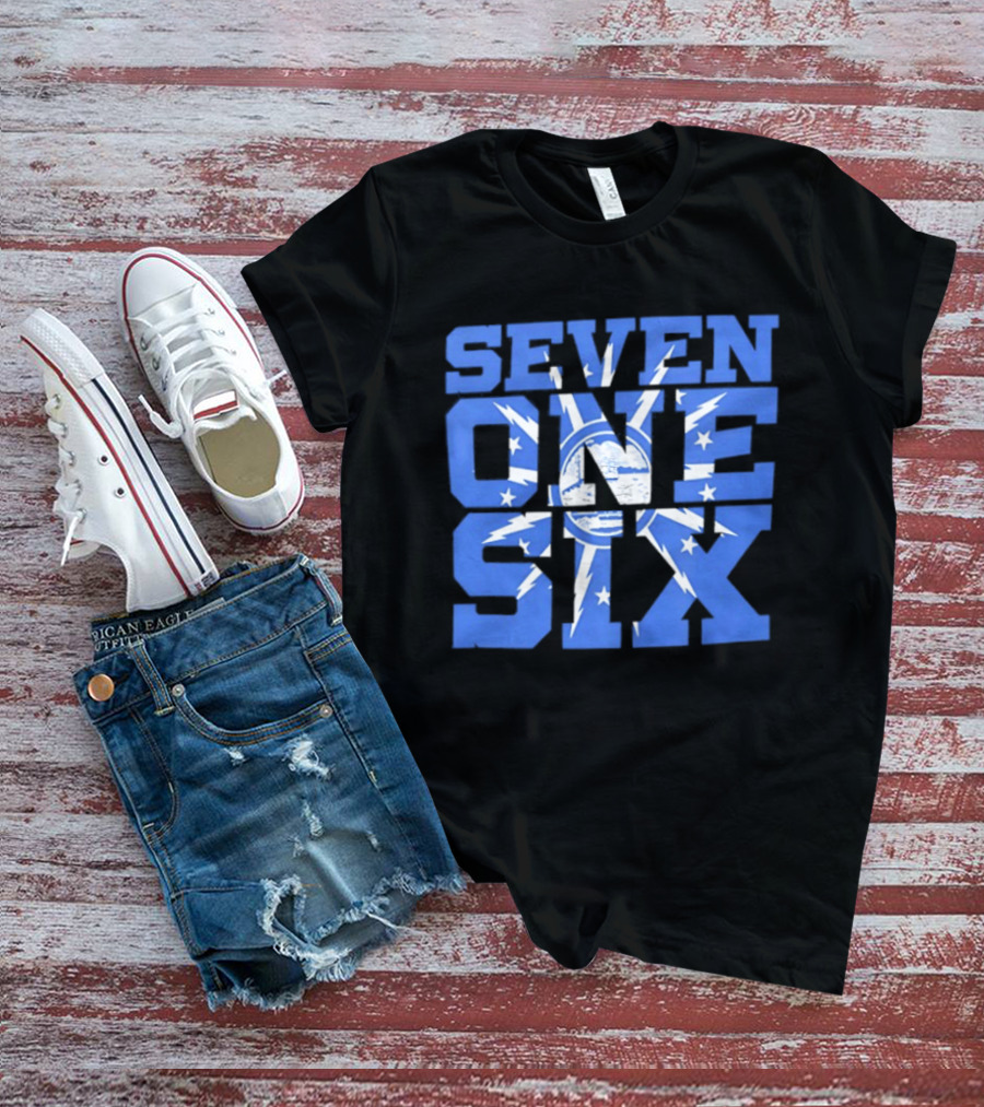 Seven One Six Buffalo Bills Stars And Charging Buffalo T-Shirt