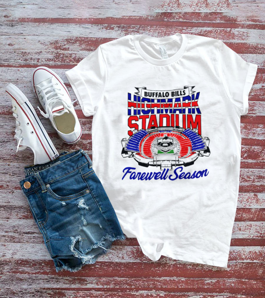 Buffalo Bills Highmark Stadium Farewell Season T-Shirt