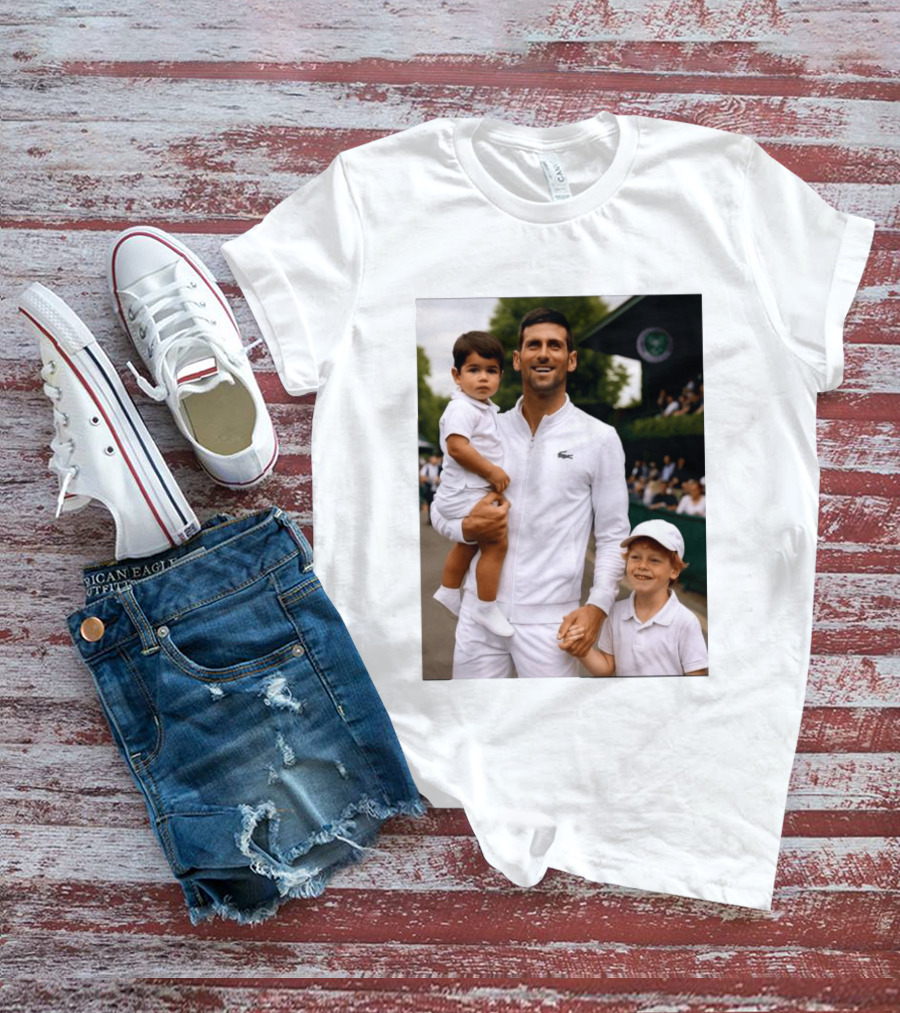 Djokovic Alcaraz And Jannik Kid Australian Open T-Shirt