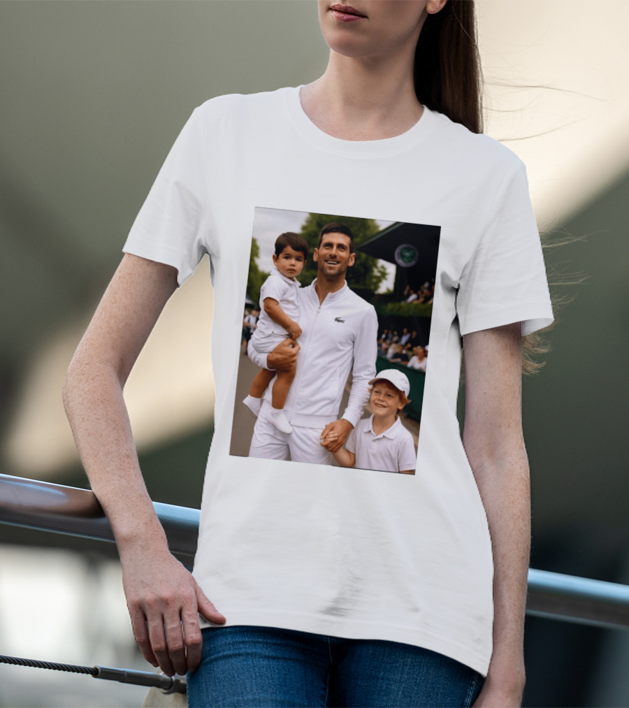 Djokovic Alcaraz And Jannik Kid Australian Open T-Shirt