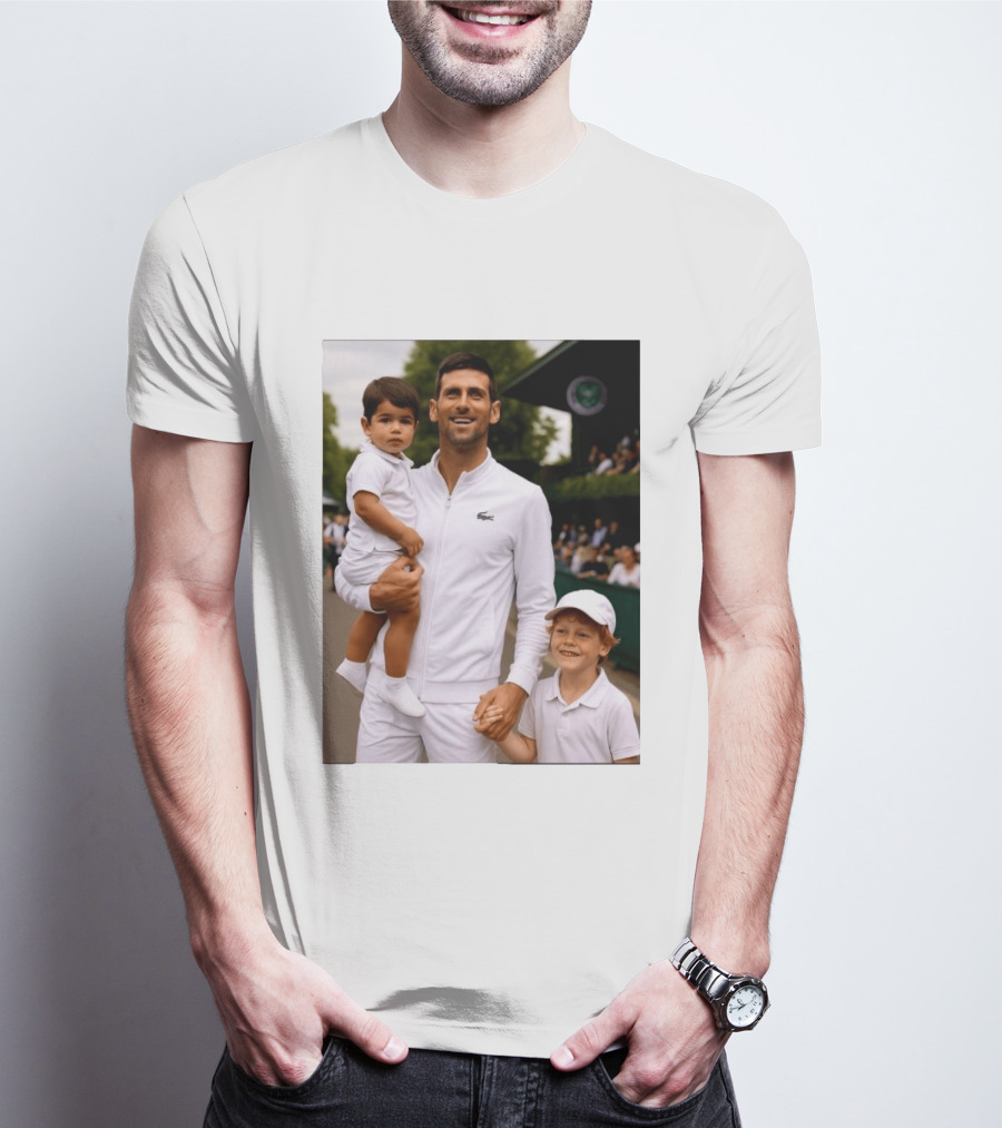 Djokovic Alcaraz And Jannik Kid Australian Open T-Shirt