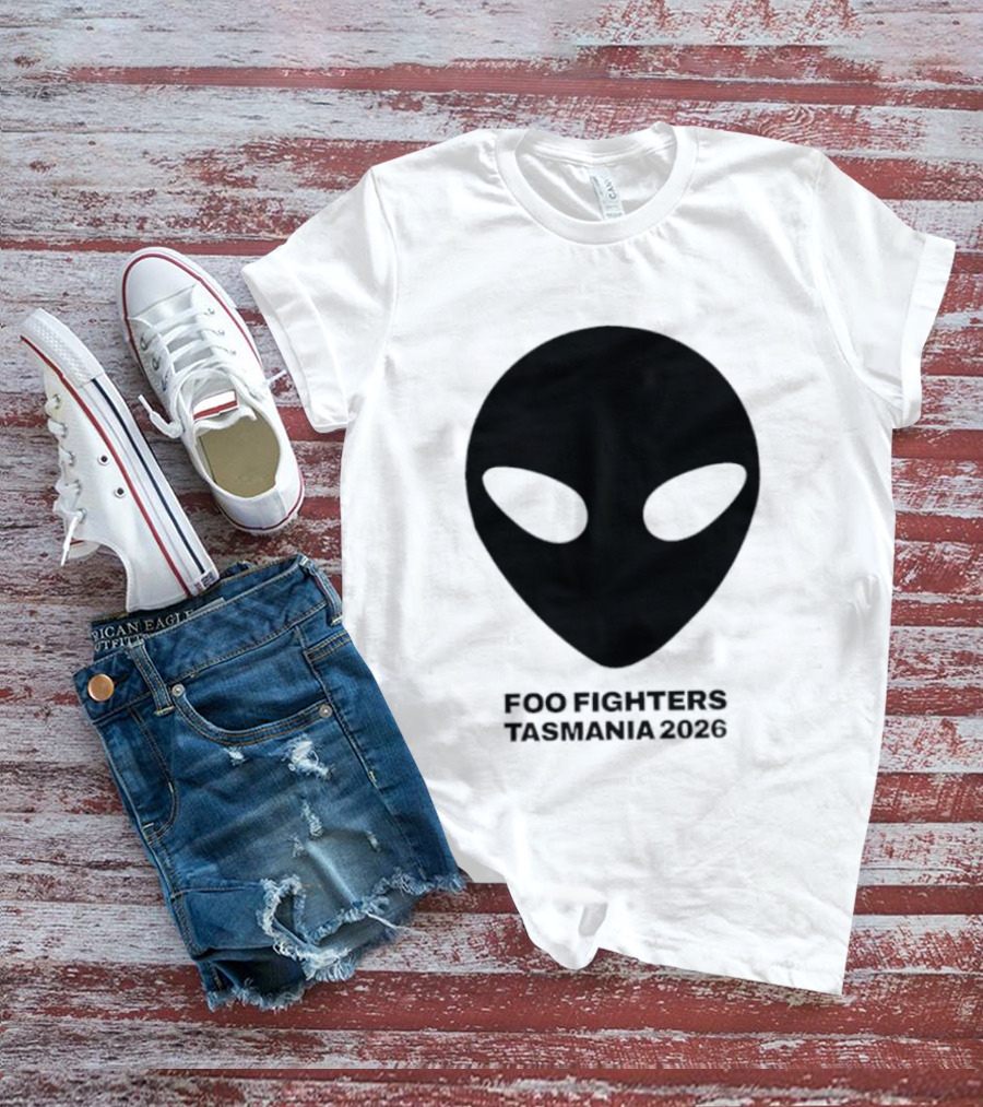 Foo Fighters Tasmania 2026 Alien Tour T-Shirt