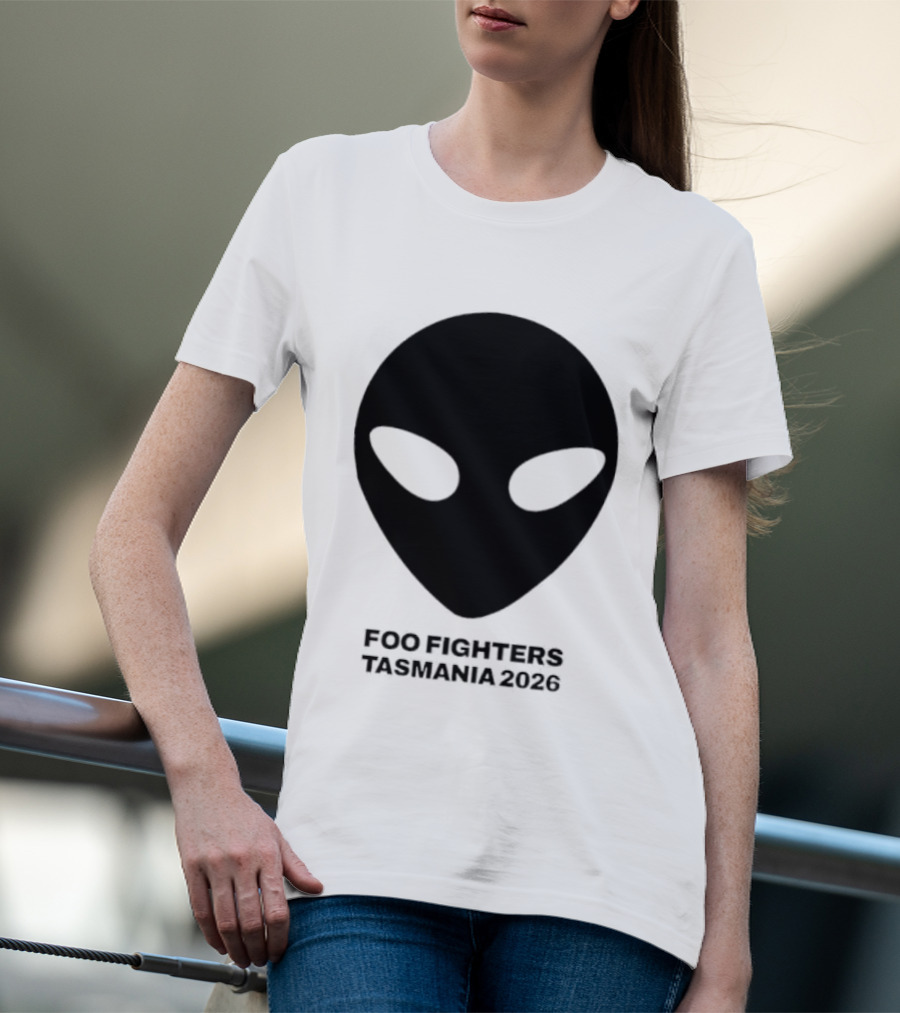 Foo Fighters Tasmania 2026 Alien Tour T-Shirt