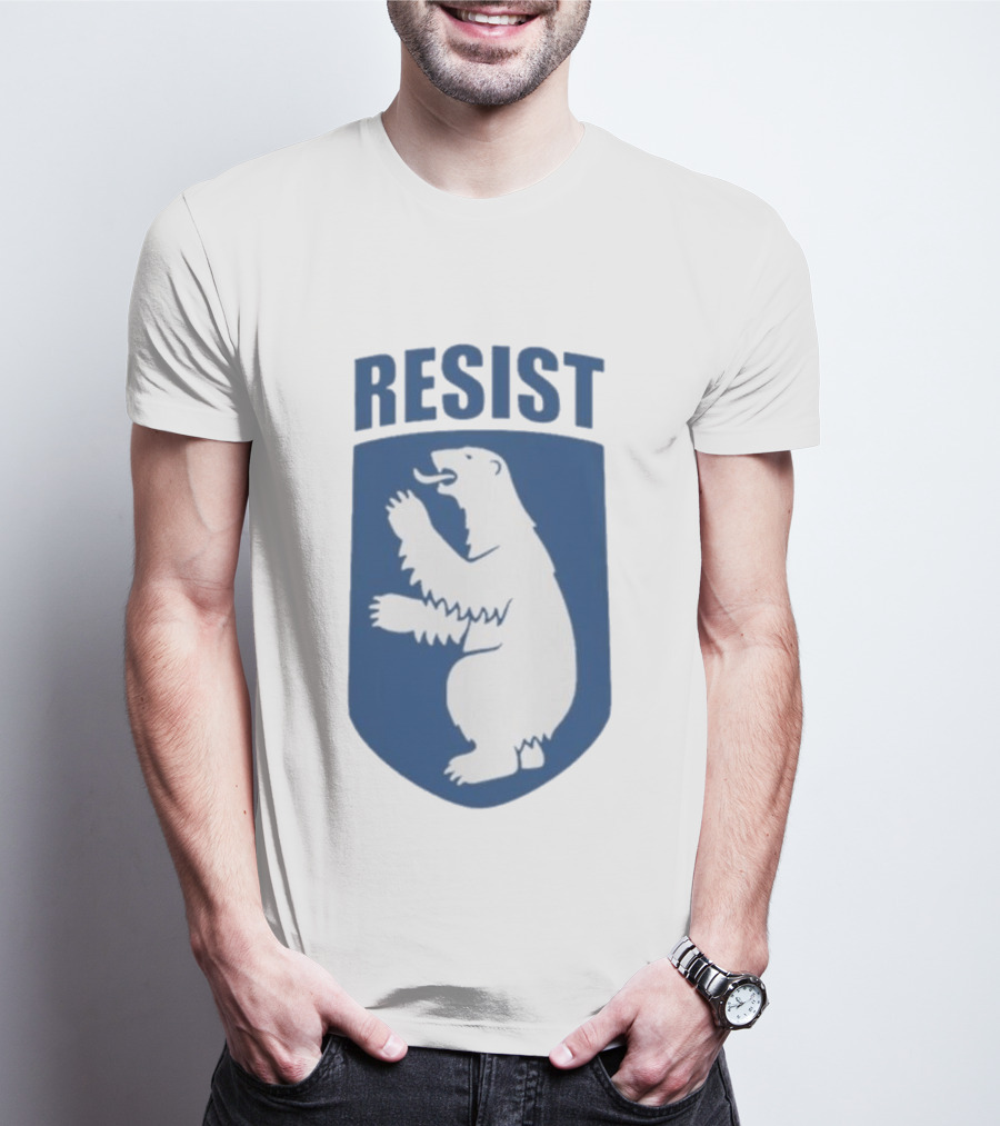 Resist Greenland Polar Bear Shield T-Shirt