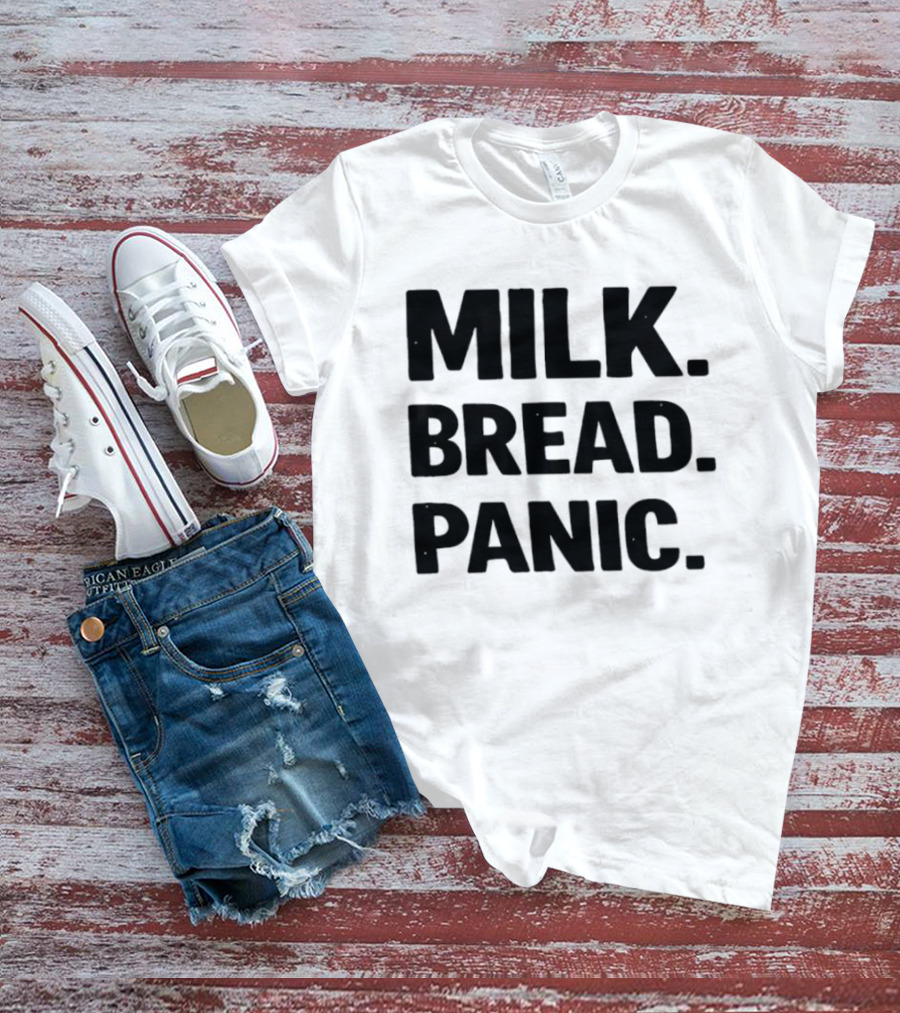 Milk Bread Panic Snow T-Shirt