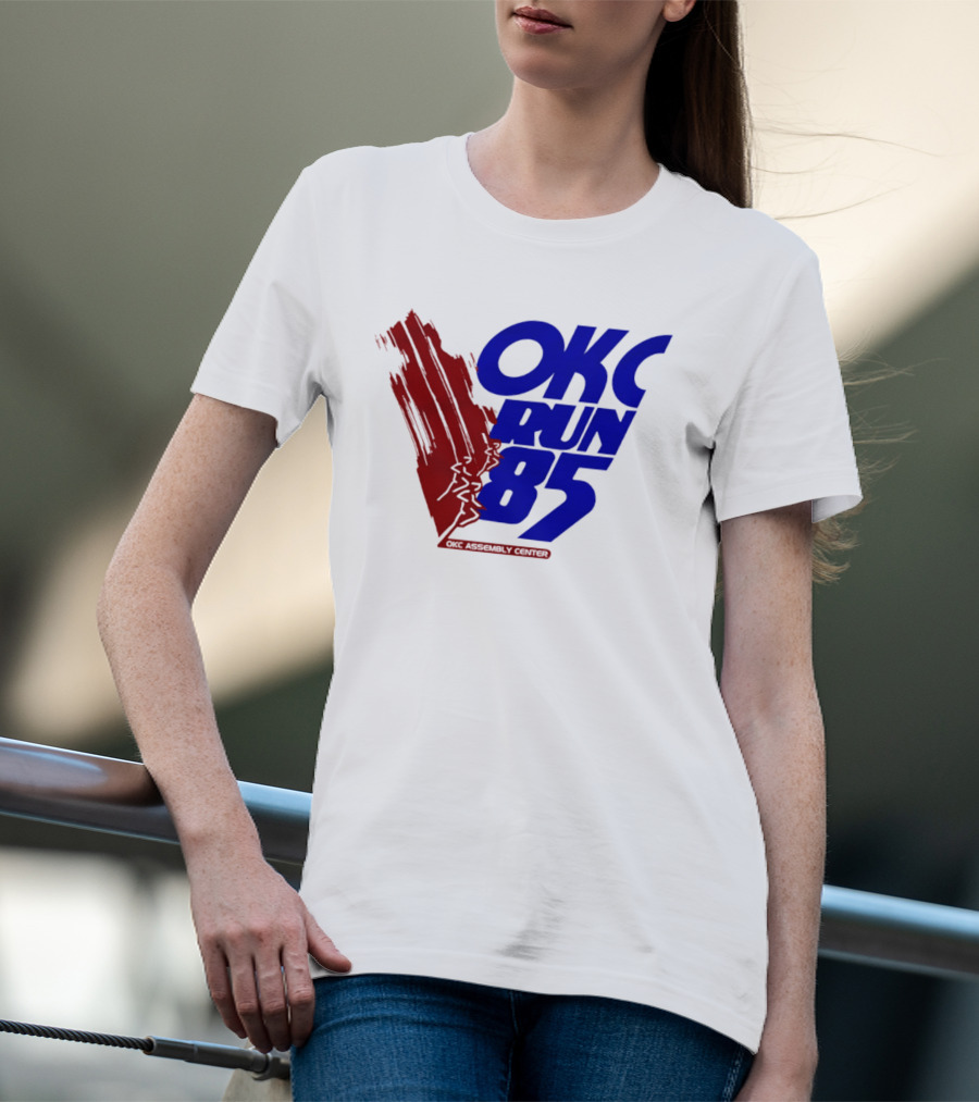 OKC Run 85 OKC Assembly Center Racing Event T-Shirt