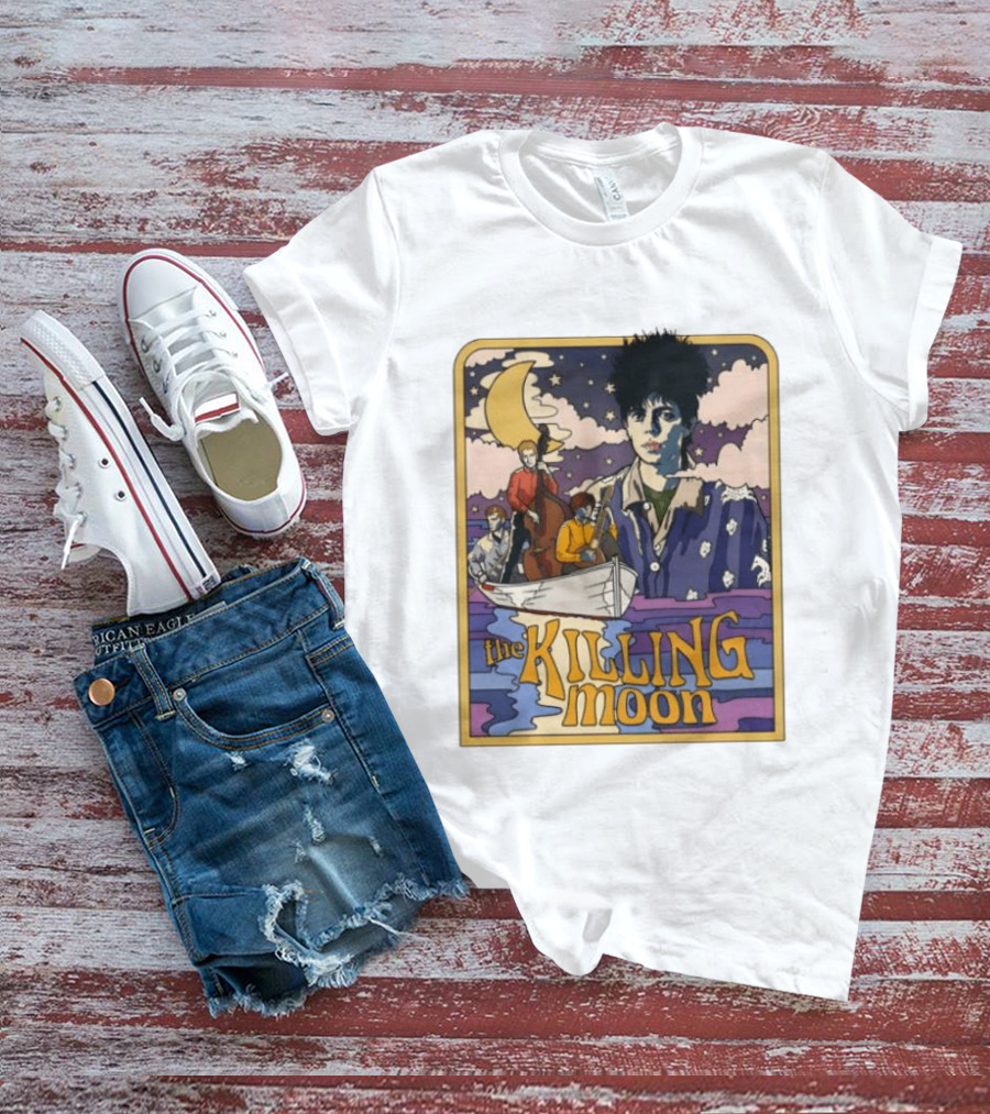 The Killing Moon 42nd Anniversary Retro Band Art Lunar T-Shirt