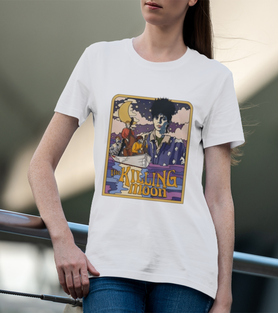 The Killing Moon 42nd Anniversary Retro Band Art Lunar T-Shirt