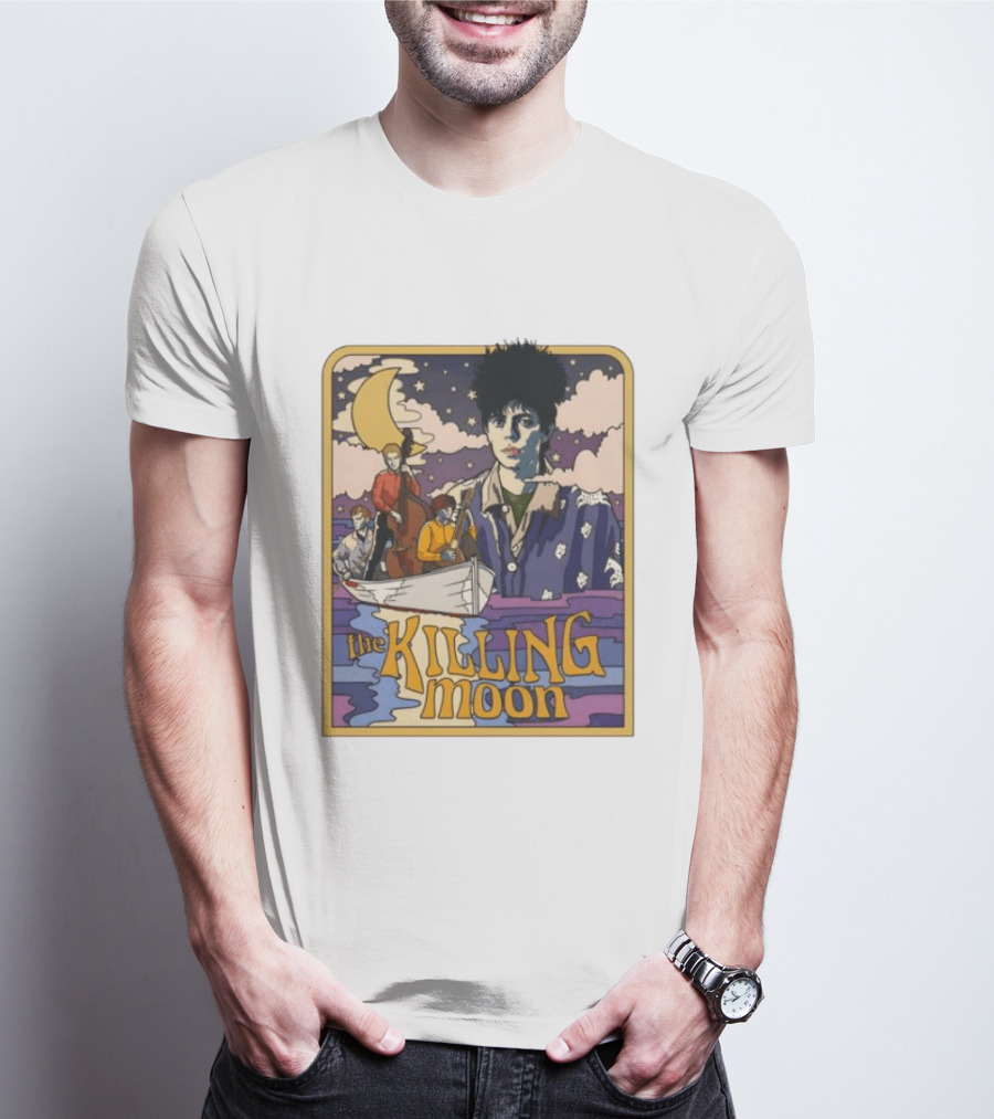 The Killing Moon 42nd Anniversary Retro Band Art Lunar T-Shirt