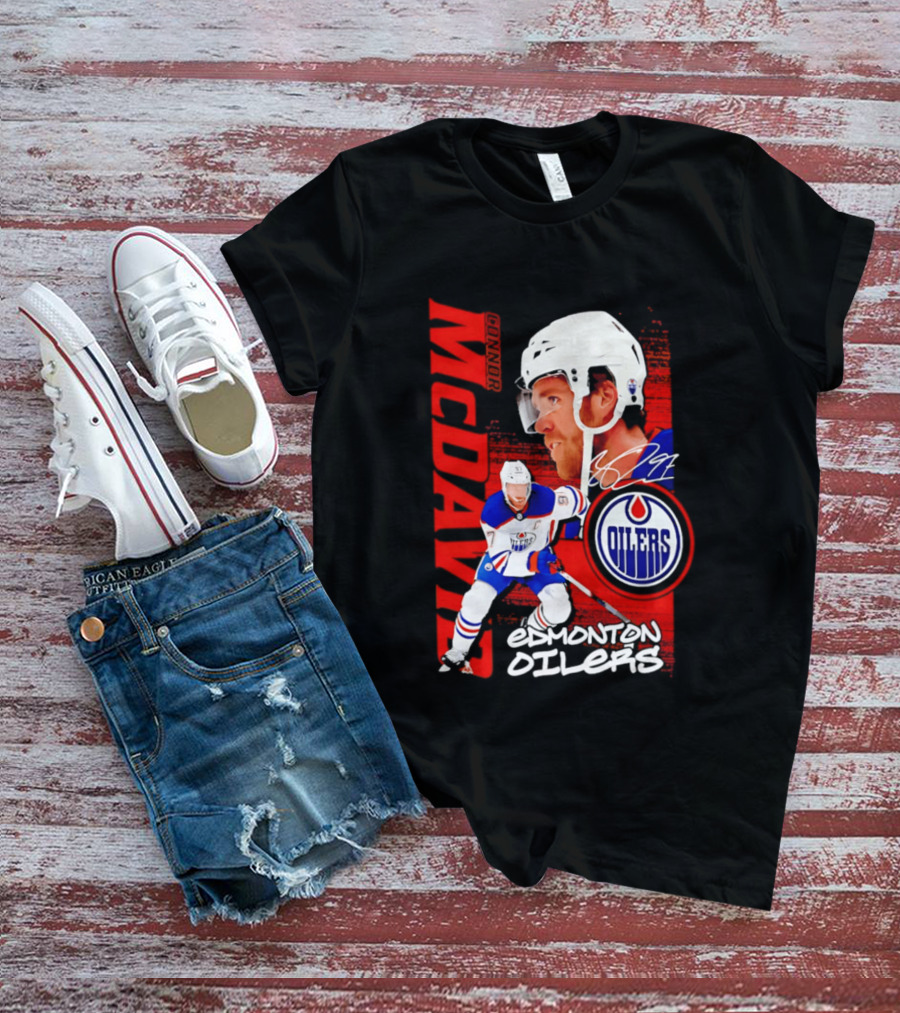 Edmonton Oilers McDavid 97 Hockey Star T-Shirt