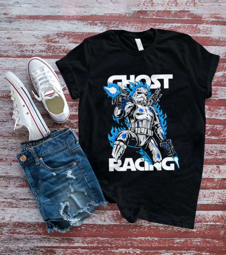 Ghost Racing Lone Trooper Stormtrooper Galactic Combat Blaze T-Shirt