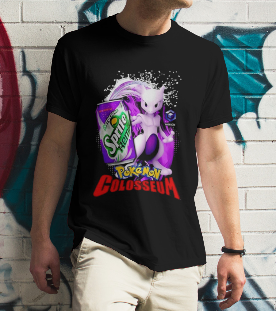 Mewtwo Sprite Remix Pokémon Colosseum Collaboration Vintage Aesthetic T-Shirt