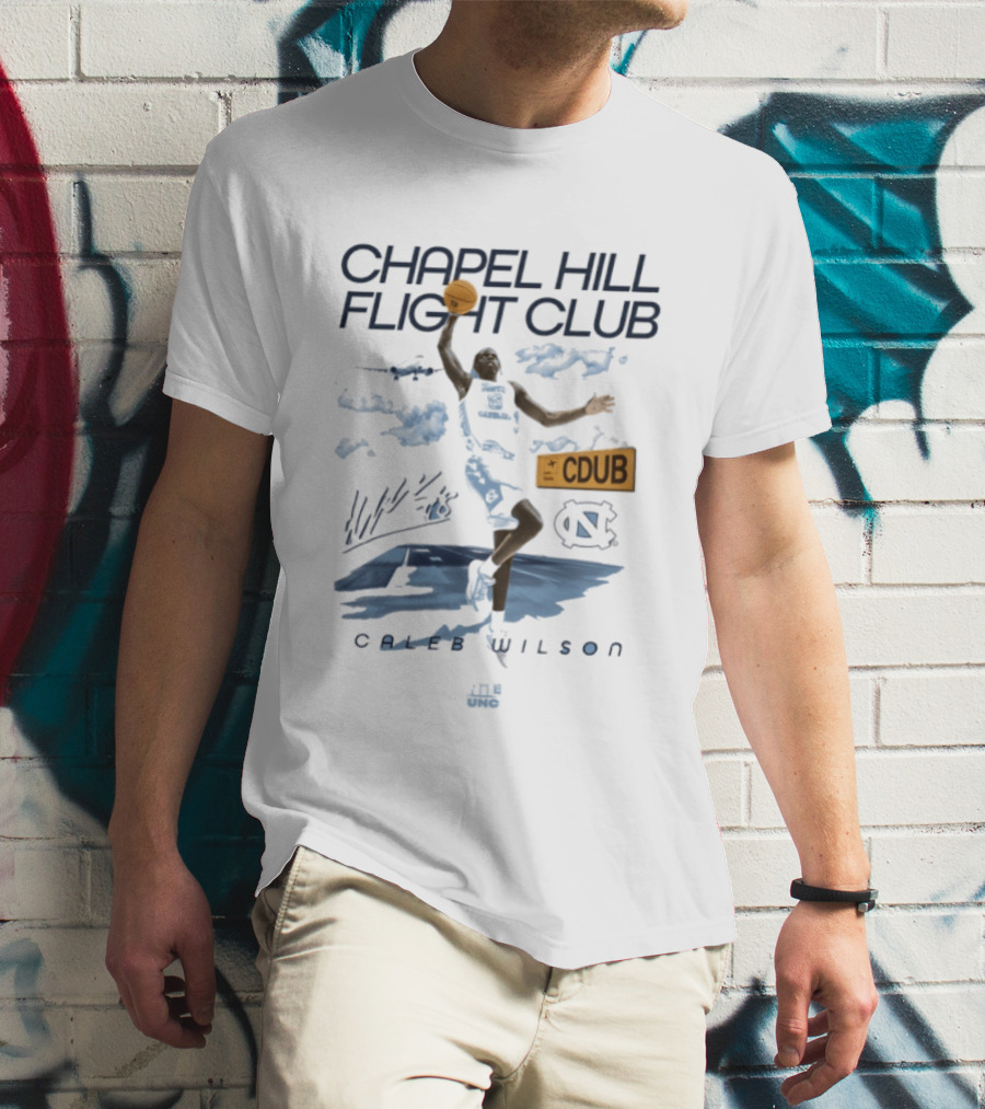 Caleb Wilson Chapel Hill Flight Club North Carolina Tar Heels CDUB T-Shirt