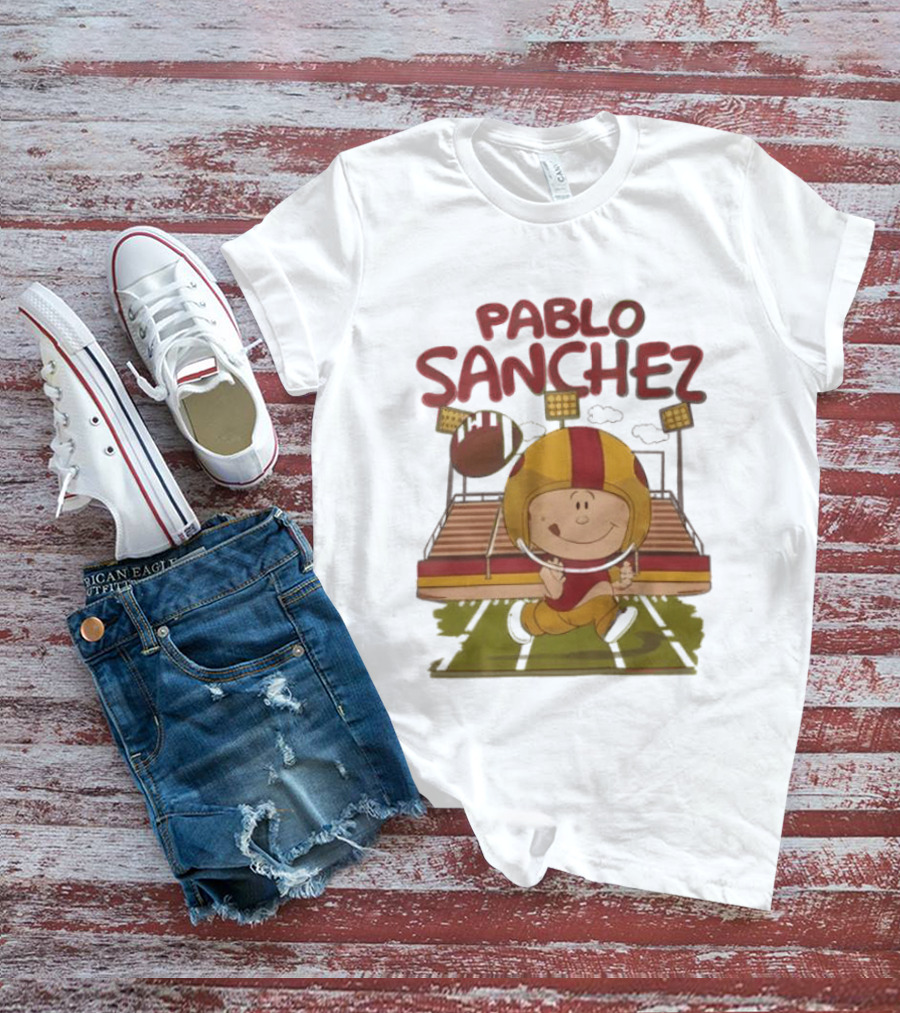 Pablo Sanchez Football George Kittle T-Shirt