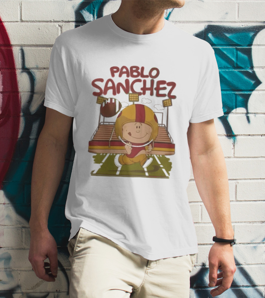 Pablo Sanchez Football George Kittle T-Shirt