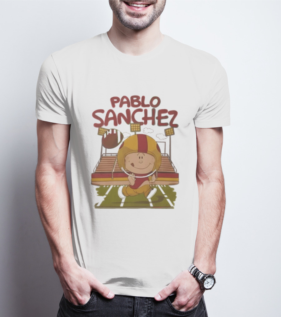 Pablo Sanchez Football George Kittle T-Shirt
