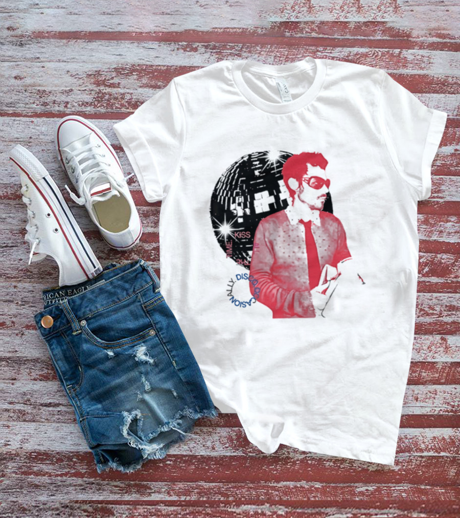 Harry Kiss All The Time Funky Disco Vibes T-Shirt