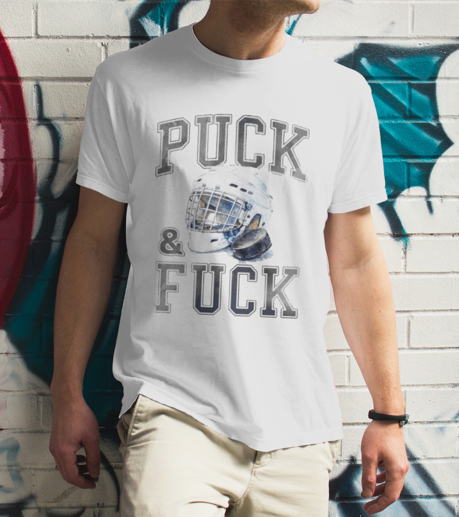 Spencer's Puck Goalie Helmet Hockey Humor T-Shirt