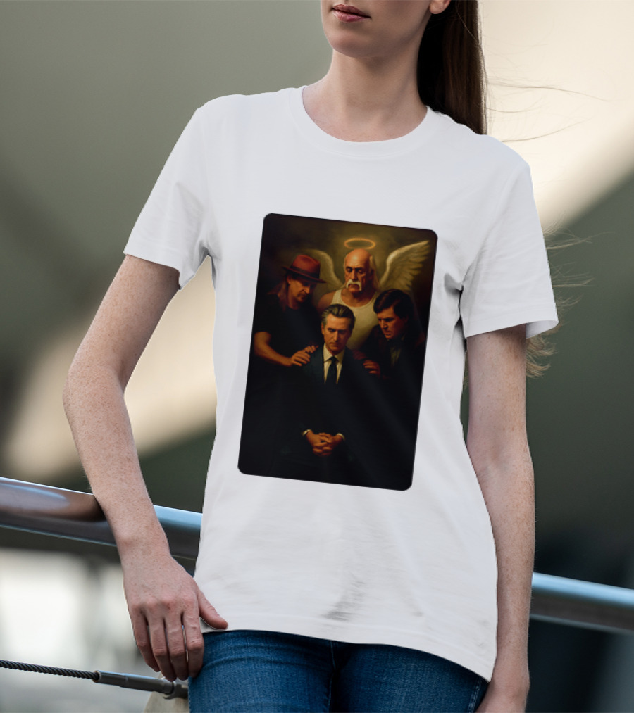 The Chosen One Gavin Newsom Angelic Gathering T-Shirt