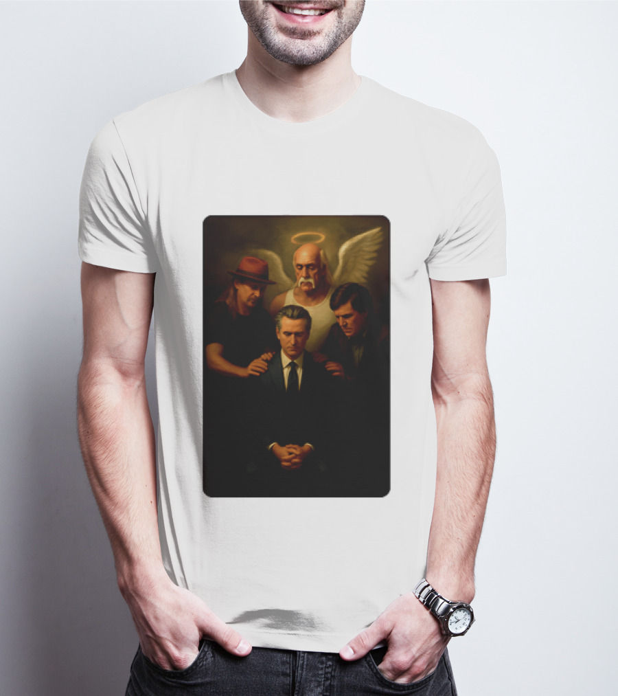 The Chosen One Gavin Newsom Angelic Gathering T-Shirt
