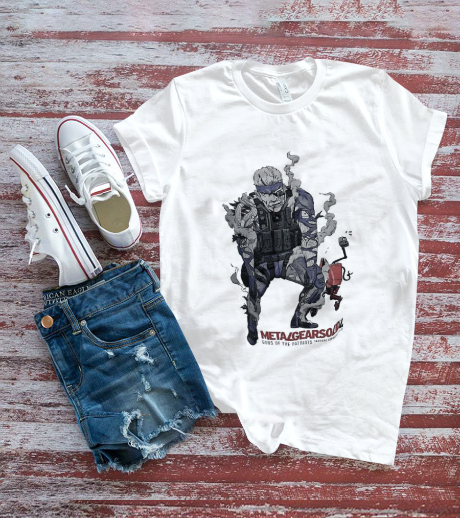 Metal Gear Solid 4 Guns Of The Patriots Tactical Espionage Action T-Shirt