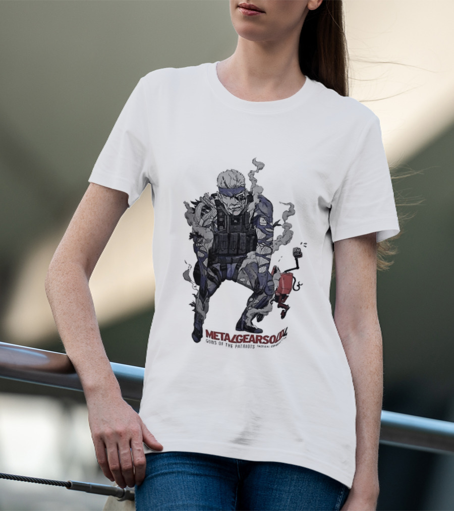 Metal Gear Solid 4 Guns Of The Patriots Tactical Espionage Action T-Shirt