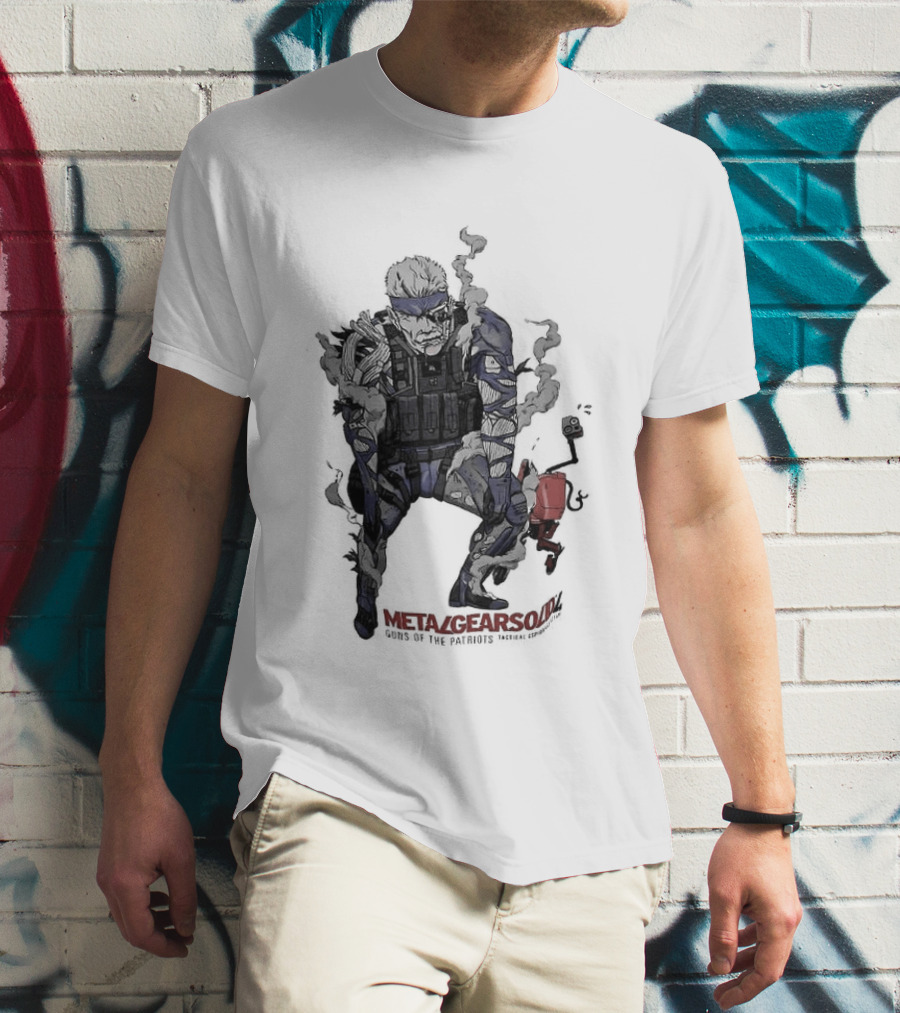 Metal Gear Solid 4 Guns Of The Patriots Tactical Espionage Action T-Shirt