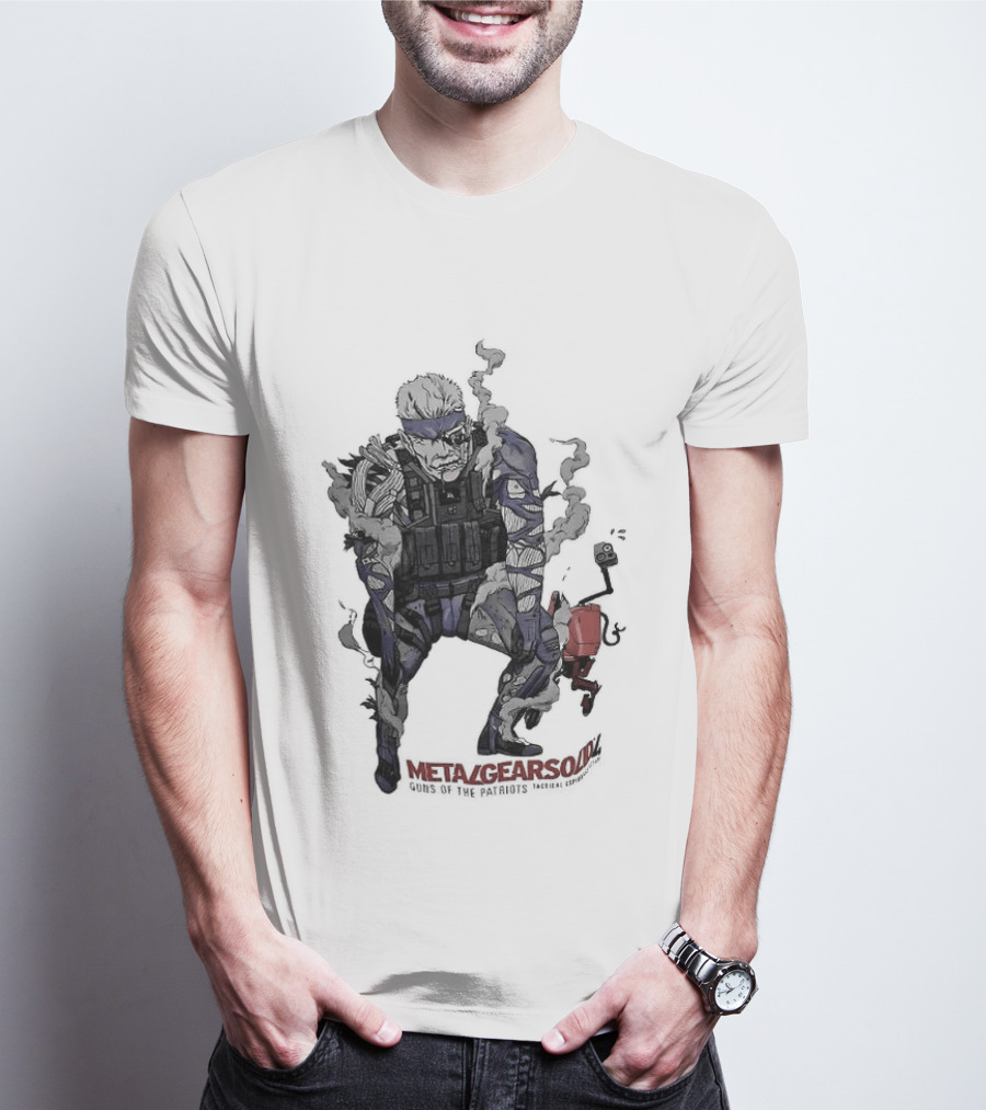 Metal Gear Solid 4 Guns Of The Patriots Tactical Espionage Action T-Shirt