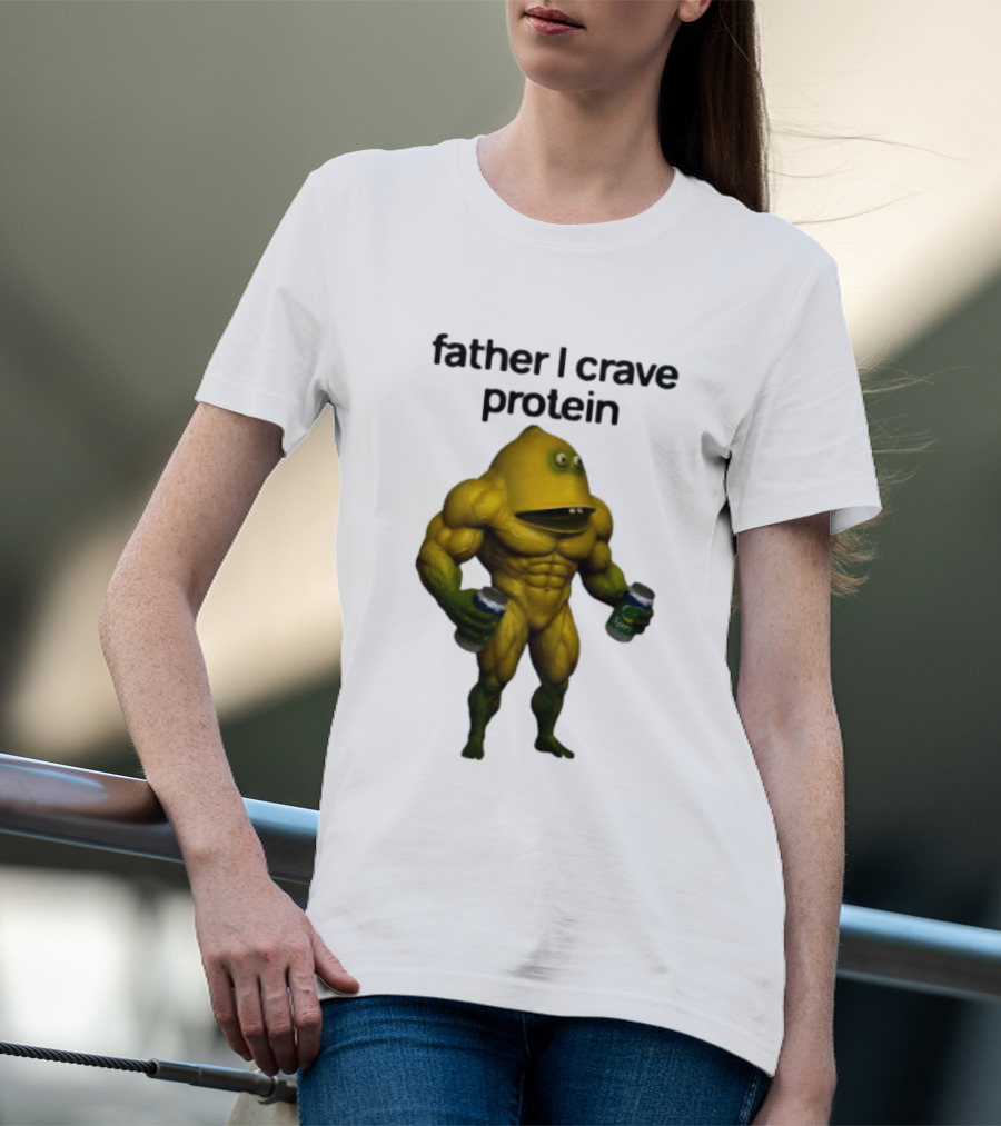 Father I Crave Protein Buff Monster Energy Can T-Shirt
