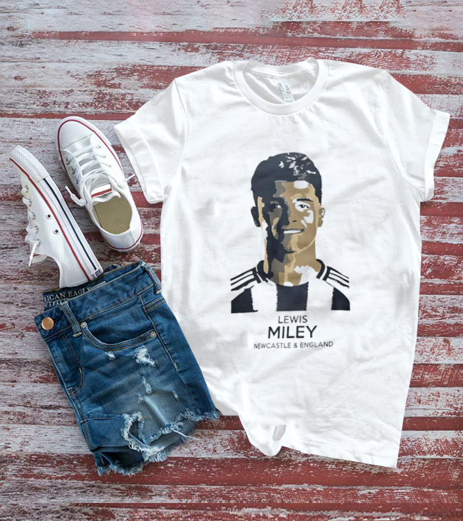 Lewis Miley Newcastle England Soccer Star T-Shirt