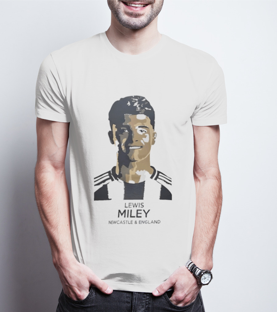 Lewis Miley Newcastle England Soccer Star T-Shirt
