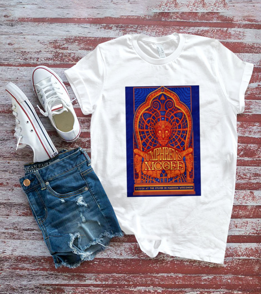 Umphrey's McGee Madison WI The Sylvee Jan 23 2026 Psychedelic T-Shirt