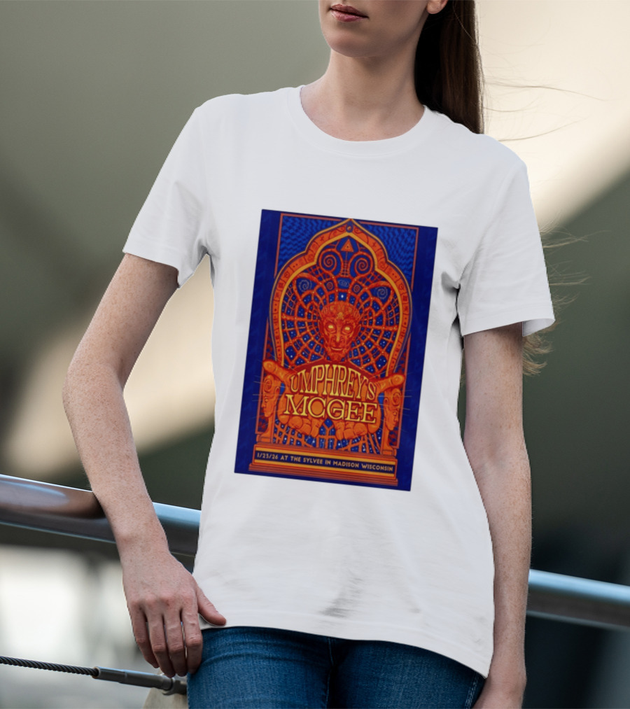Umphrey's McGee Madison WI The Sylvee Jan 23 2026 Psychedelic T-Shirt