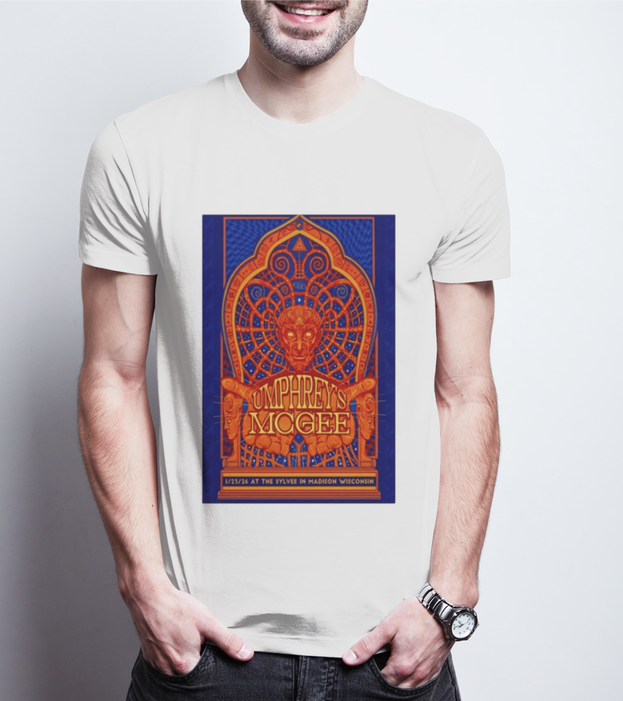 Umphrey's McGee Madison WI The Sylvee Jan 23 2026 Psychedelic T-Shirt