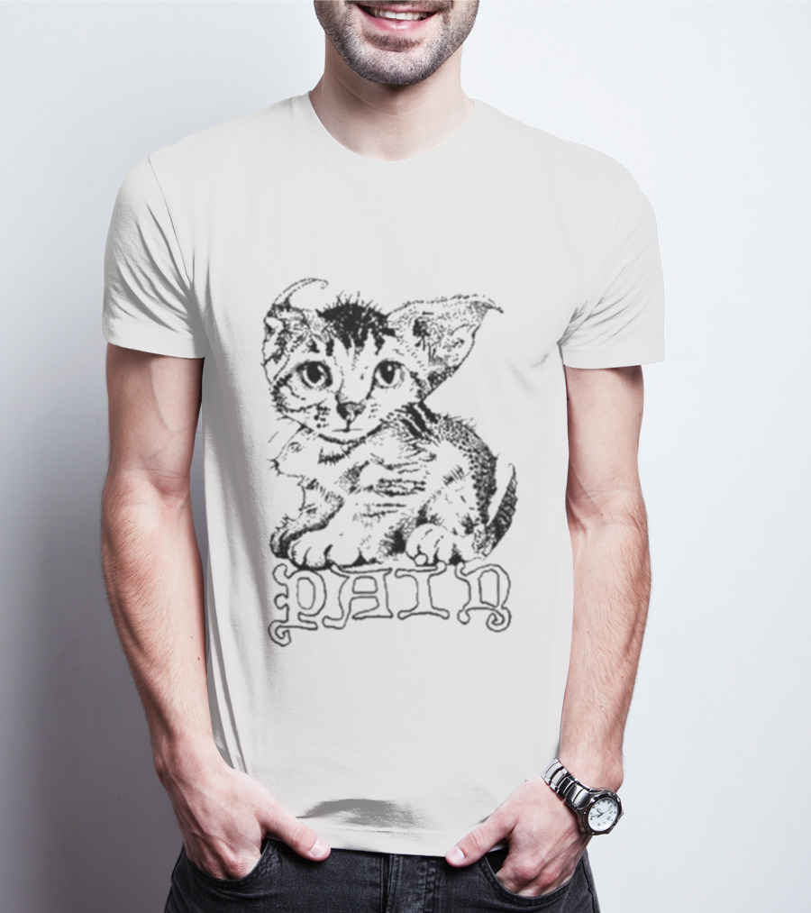 Henry Johnson Pain Cat Drawing T-Shirt