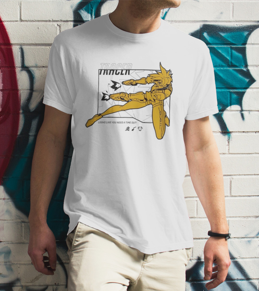 Tracer Over Looks Like You Need A Time Out T-Shirt
