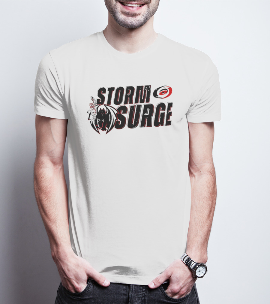 Storm Surge Carolina Hurricanes Hockey Dragon T-Shirt