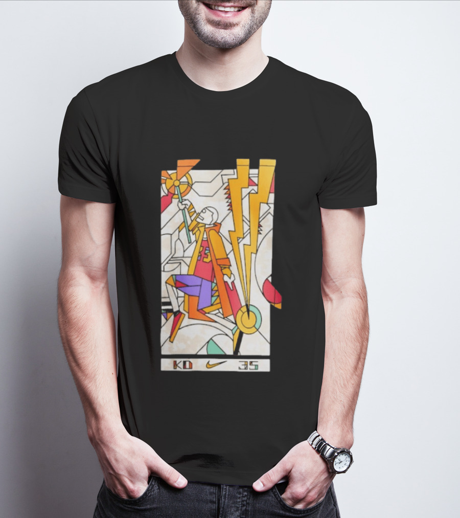 KD 35 Nike Artistic Lightning Basketball T-Shirt