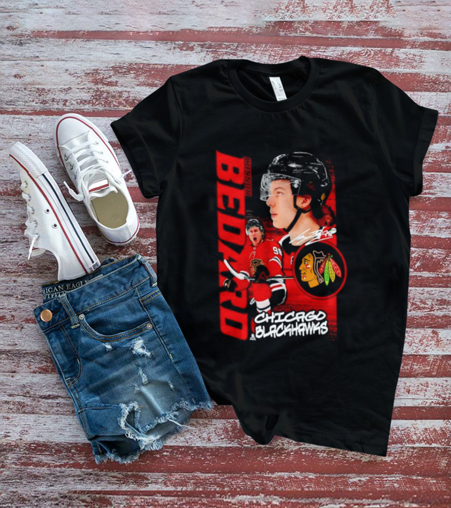 Connor Bedard Chicago Blackhawks Hockey Bedard T-Shirt