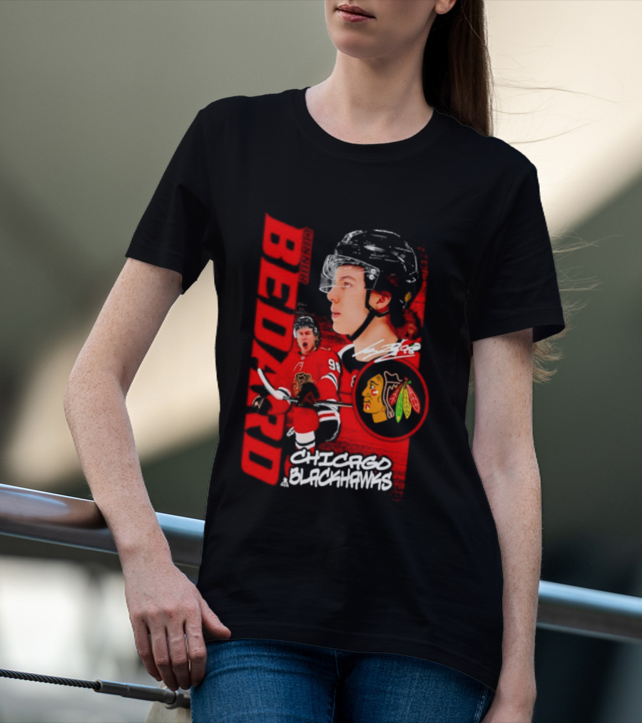 Connor Bedard Chicago Blackhawks Hockey Bedard T-Shirt