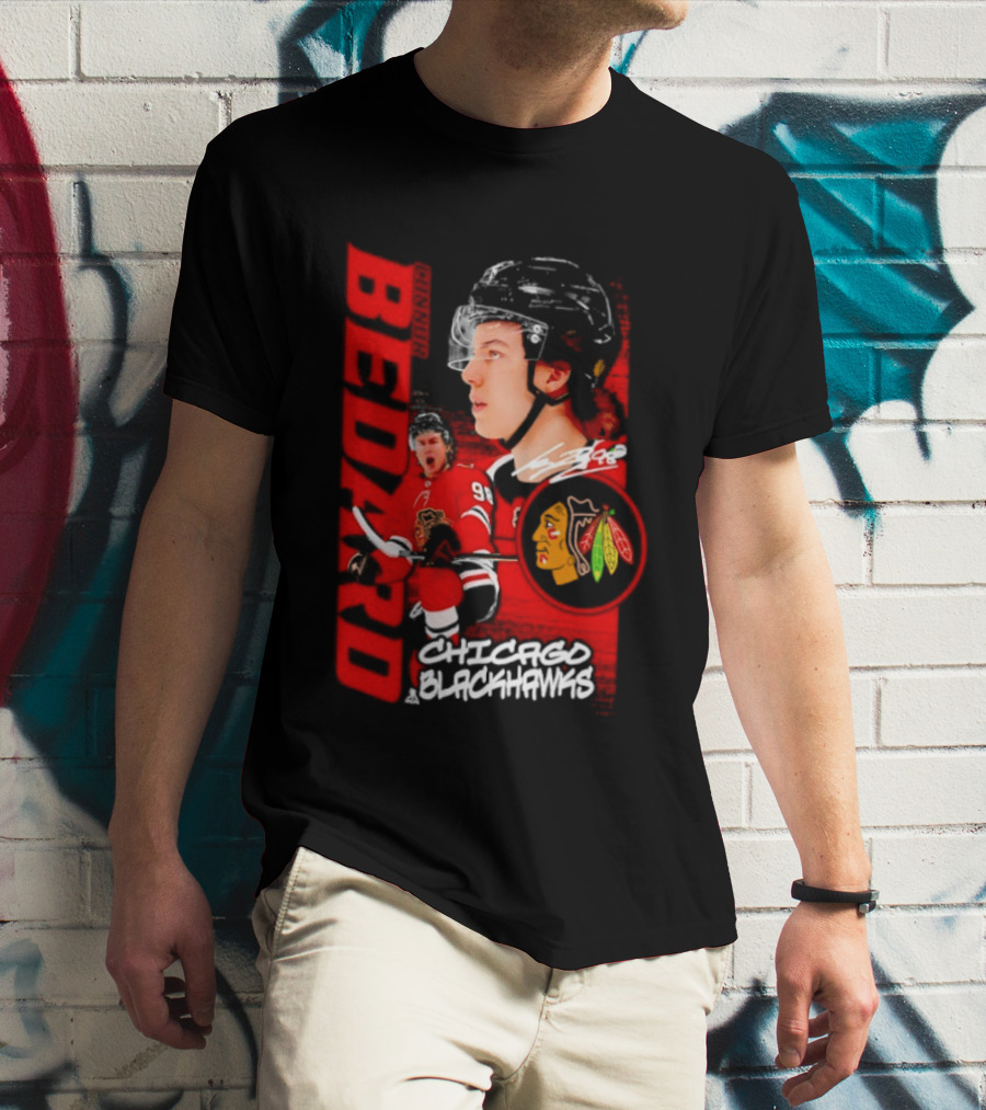 Connor Bedard Chicago Blackhawks Hockey Bedard T-Shirt