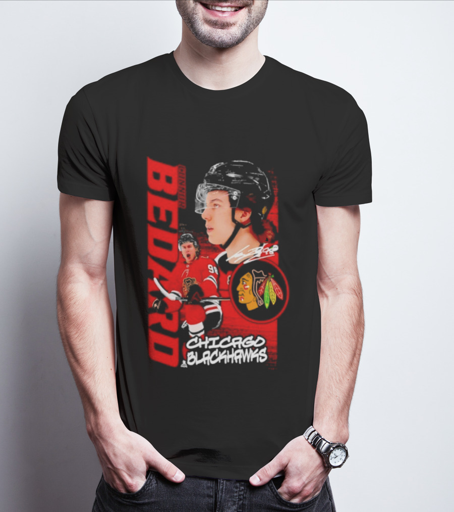 Connor Bedard Chicago Blackhawks Hockey Bedard T-Shirt