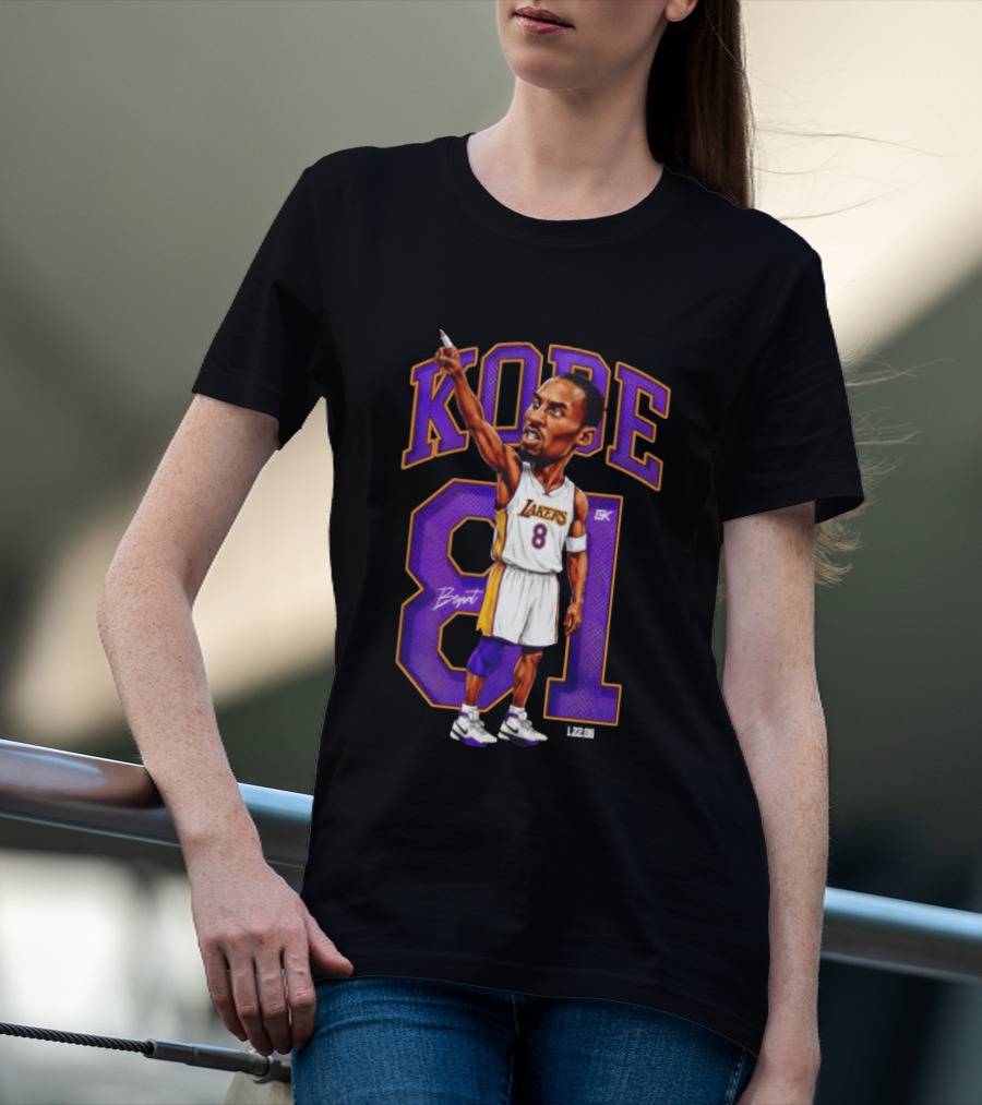 Kobe Bryant Lakers 81 Points Mamba T-Shirt