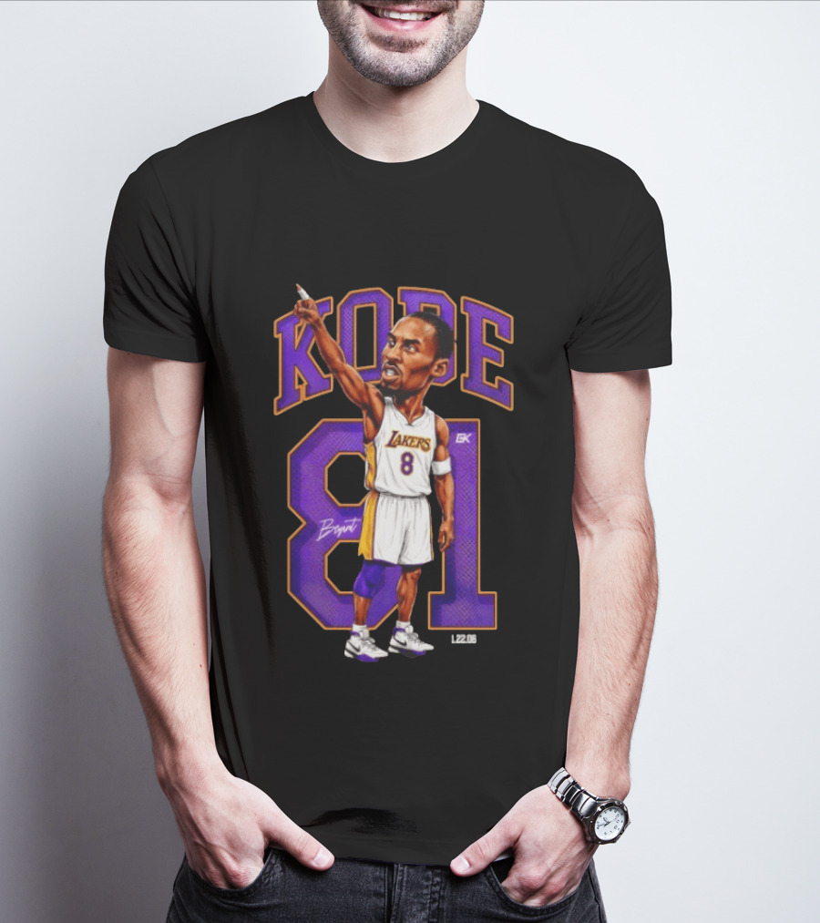 Kobe Bryant Lakers 81 Points Mamba T-Shirt
