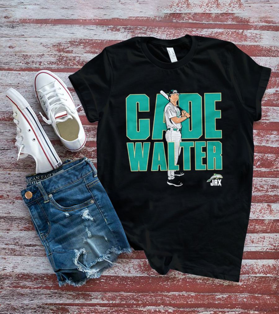 Cade Walter JAX Baseball NCAA Caricature T-Shirt