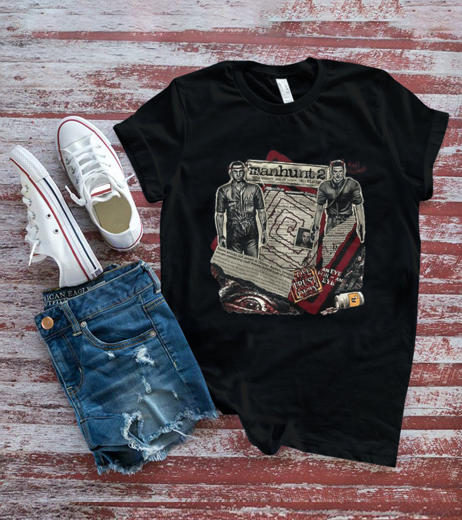 Manhunt 2 Split Personality Eye Trust Rockstar Games T-Shirt
