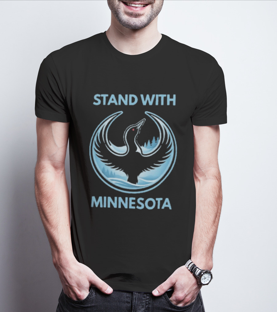 Stand With Minnesota Loon T-Shirt