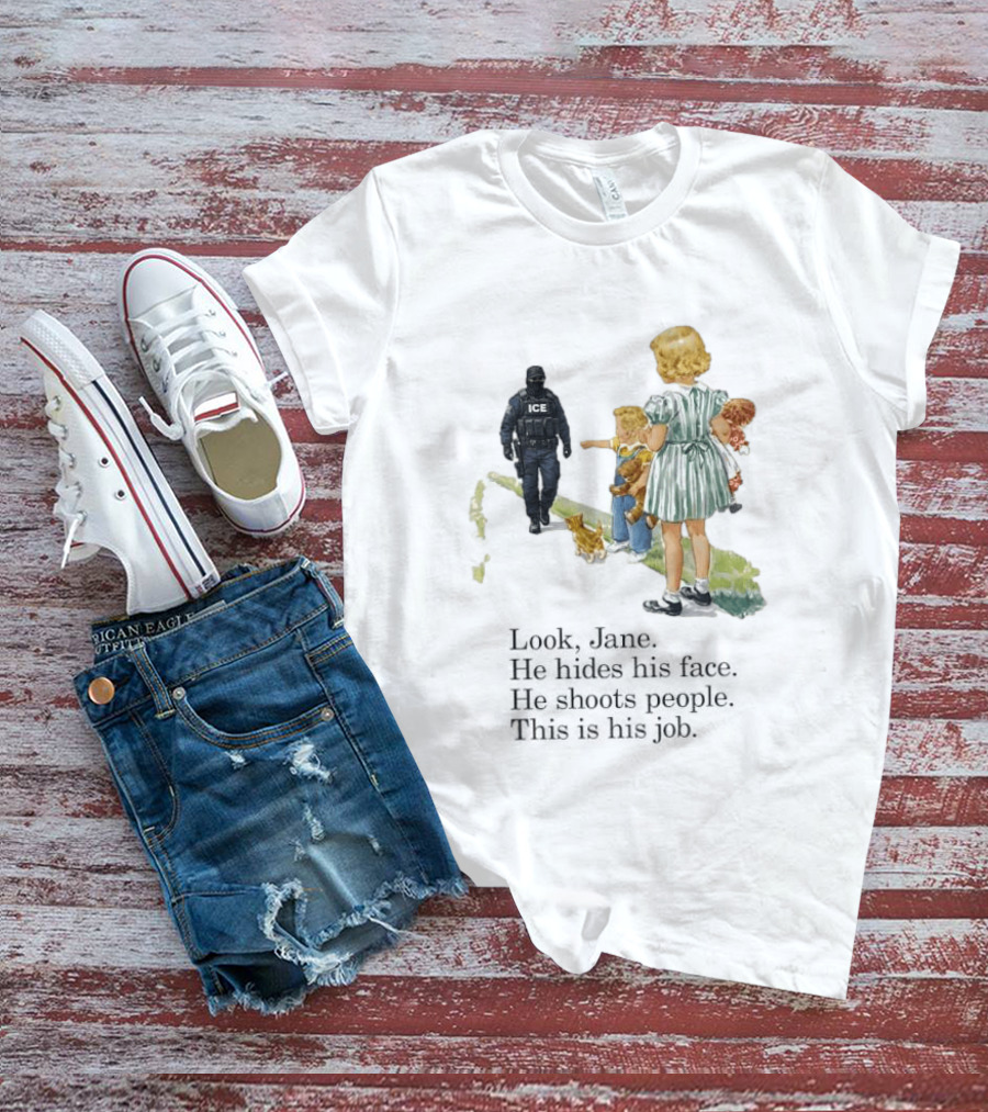 ICE Tactical Officer With Children T-Shirt