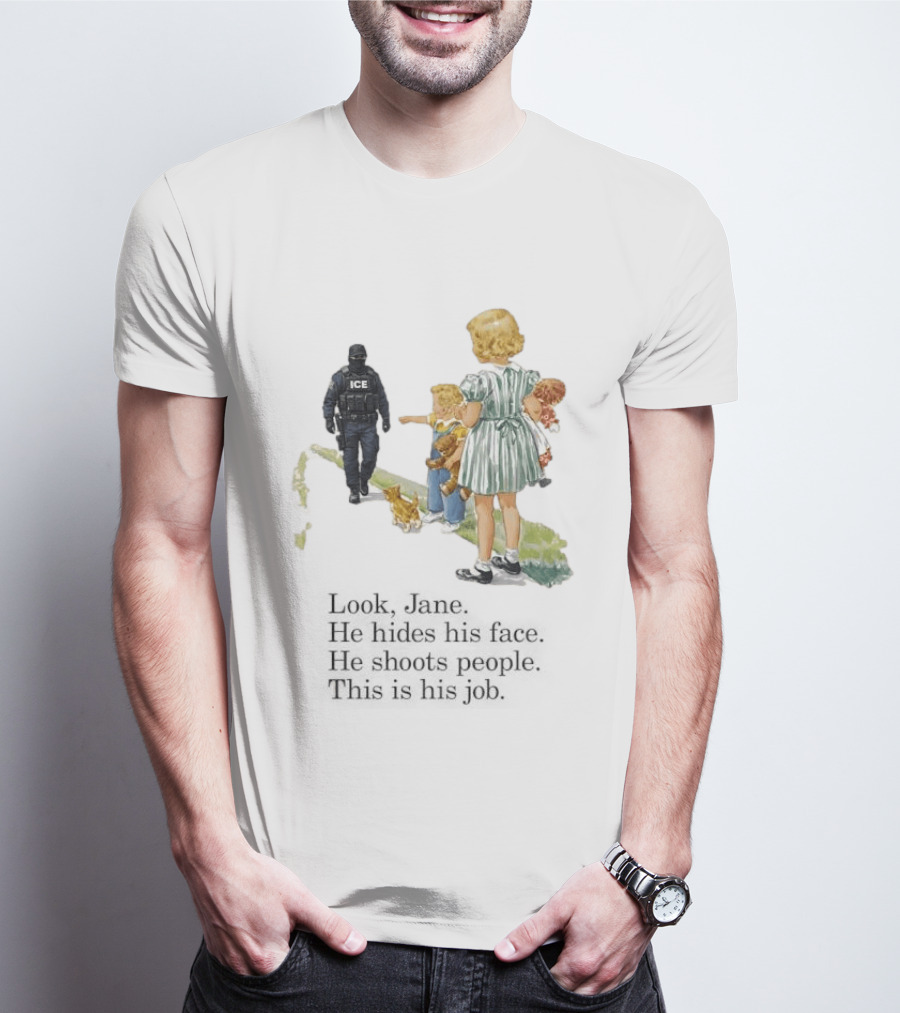 ICE Tactical Officer With Children T-Shirt